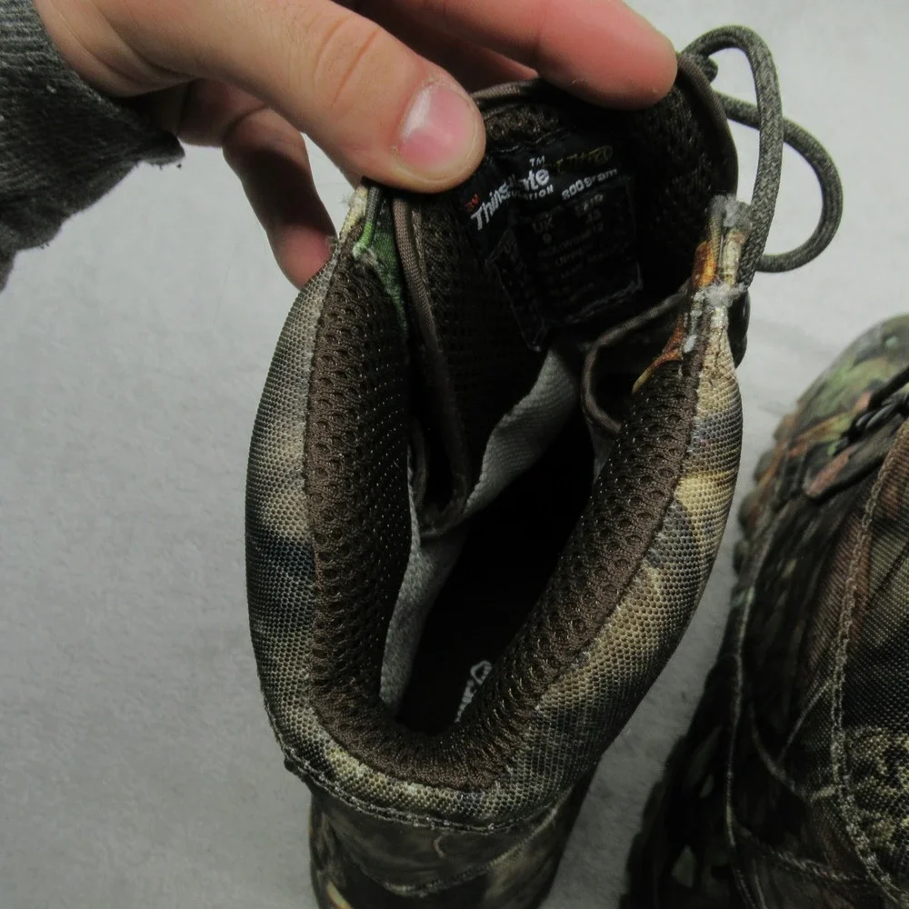 Wolverine Mens 10M Hunt Boots Camo‎ Gore-Tex Insulated 800g Waterproof Waterfowl